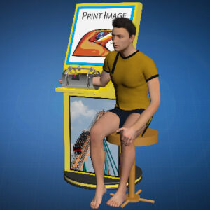 Temporary Tattoo and Body Paint Kiosk