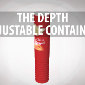 Depth Adjustable Container
