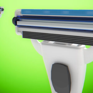 Razor with Rotatable Blade Head