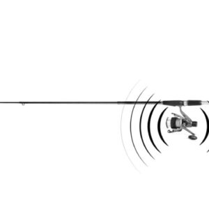 Fishing Rod with a Vibrating Interior Line